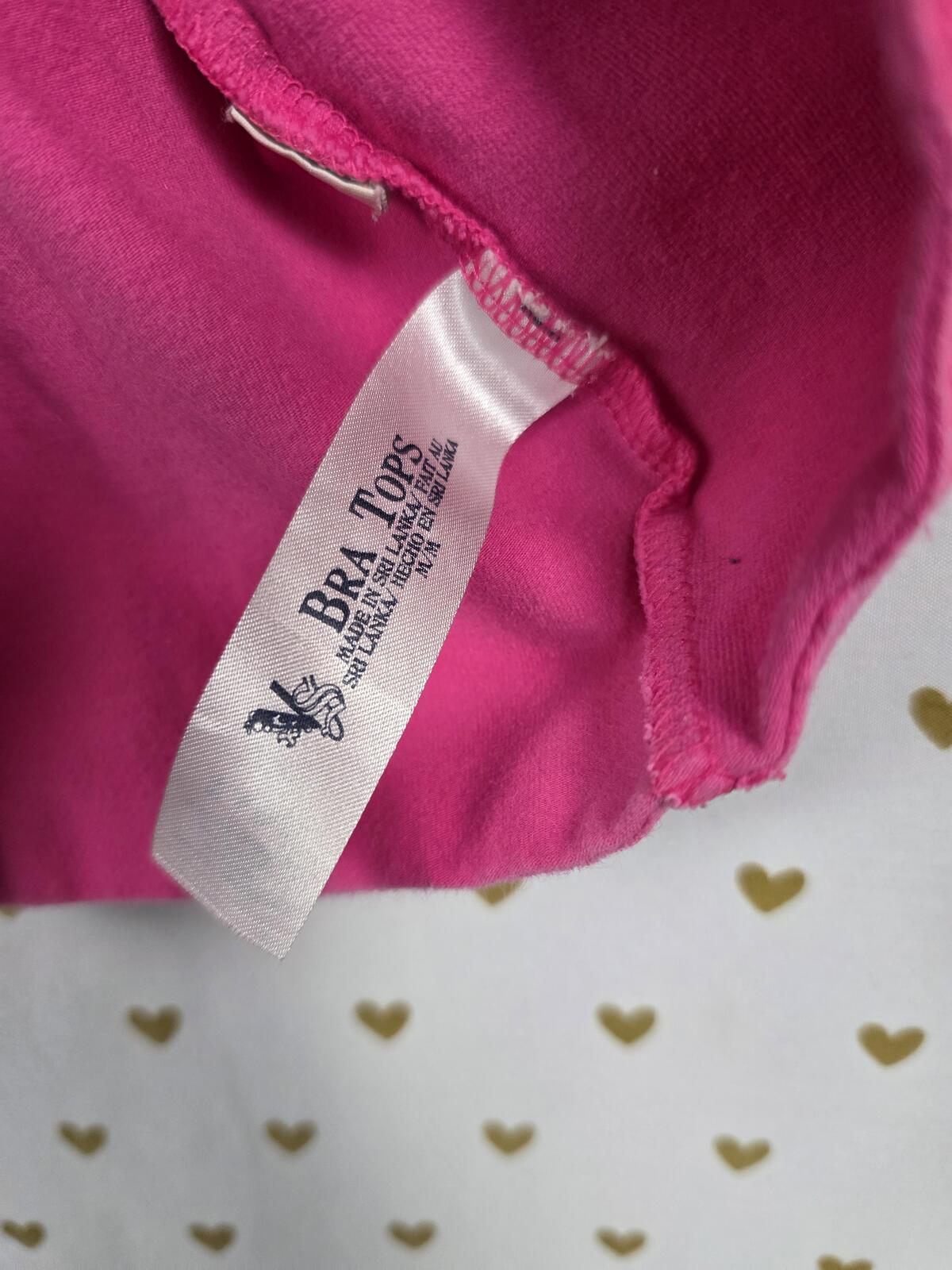Victorias Secret Vintage BRA TOPS Dress Pink MEDIUM Tank