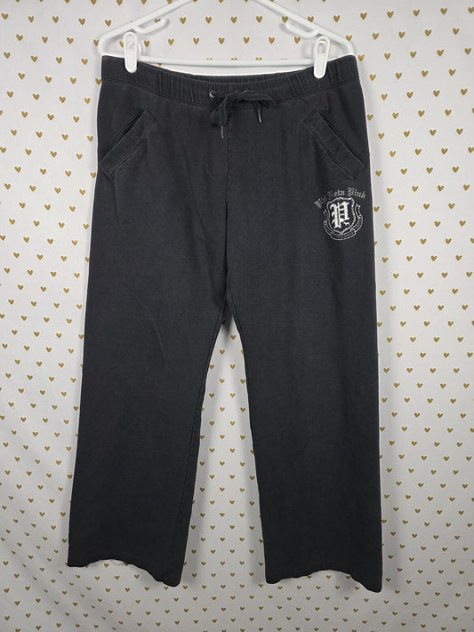 Victorias Secret PHI BETA PINK Bling DIaper Logo Butt Boyfriend Sweats Sweatpant