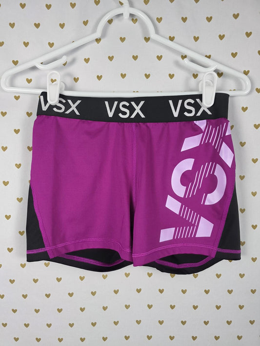 Victorias Secret VSX Sport Running Athletic Shorts SMALL purple Compression