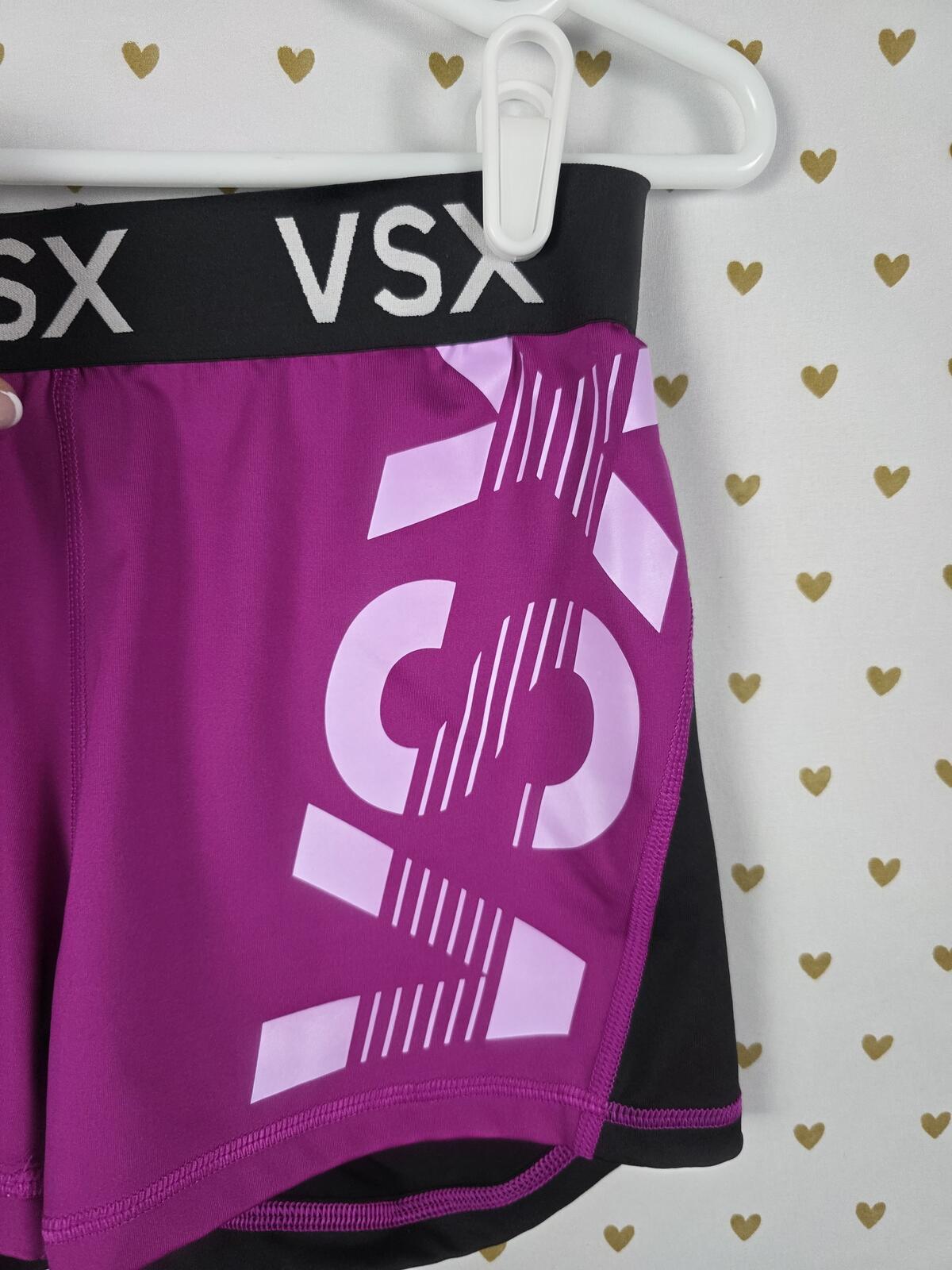 Victorias Secret VSX Sport Running Athletic Shorts SMALL purple Compression