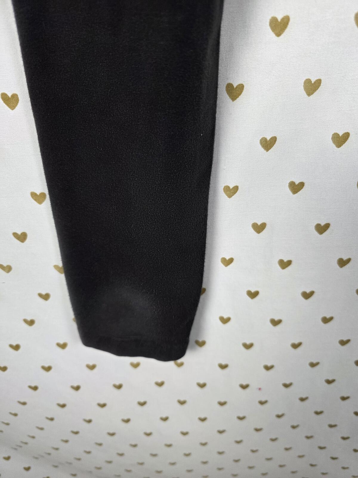 Victorias Secret PINK LEOPARD CHEETAH Bling FOLDOVER Yoga Pants SMALL Ankle
