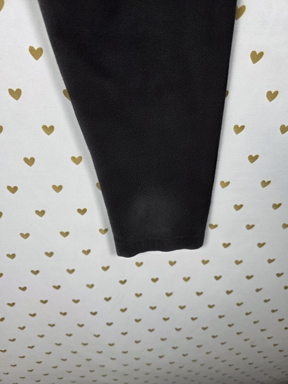 Victorias Secret PINK LEOPARD CHEETAH Bling FOLDOVER Yoga Pants SMALL Ankle