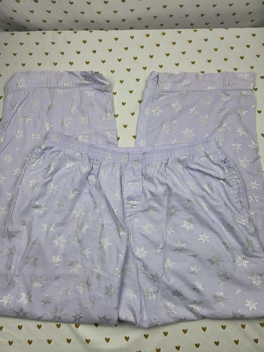 Victorias Secret PINK Purple Sleep Pants Pajama Bottoms PJ XL