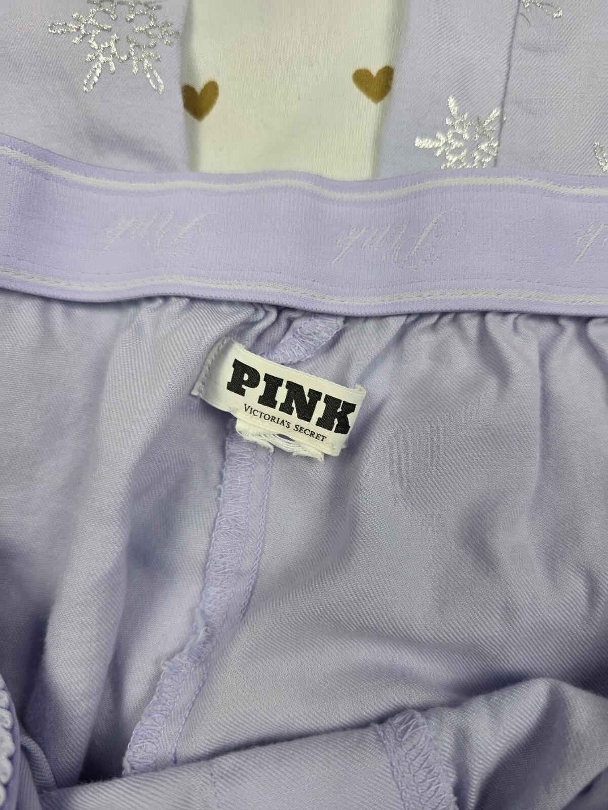 Victorias Secret PINK Purple Sleep Pants Pajama Bottoms PJ XL