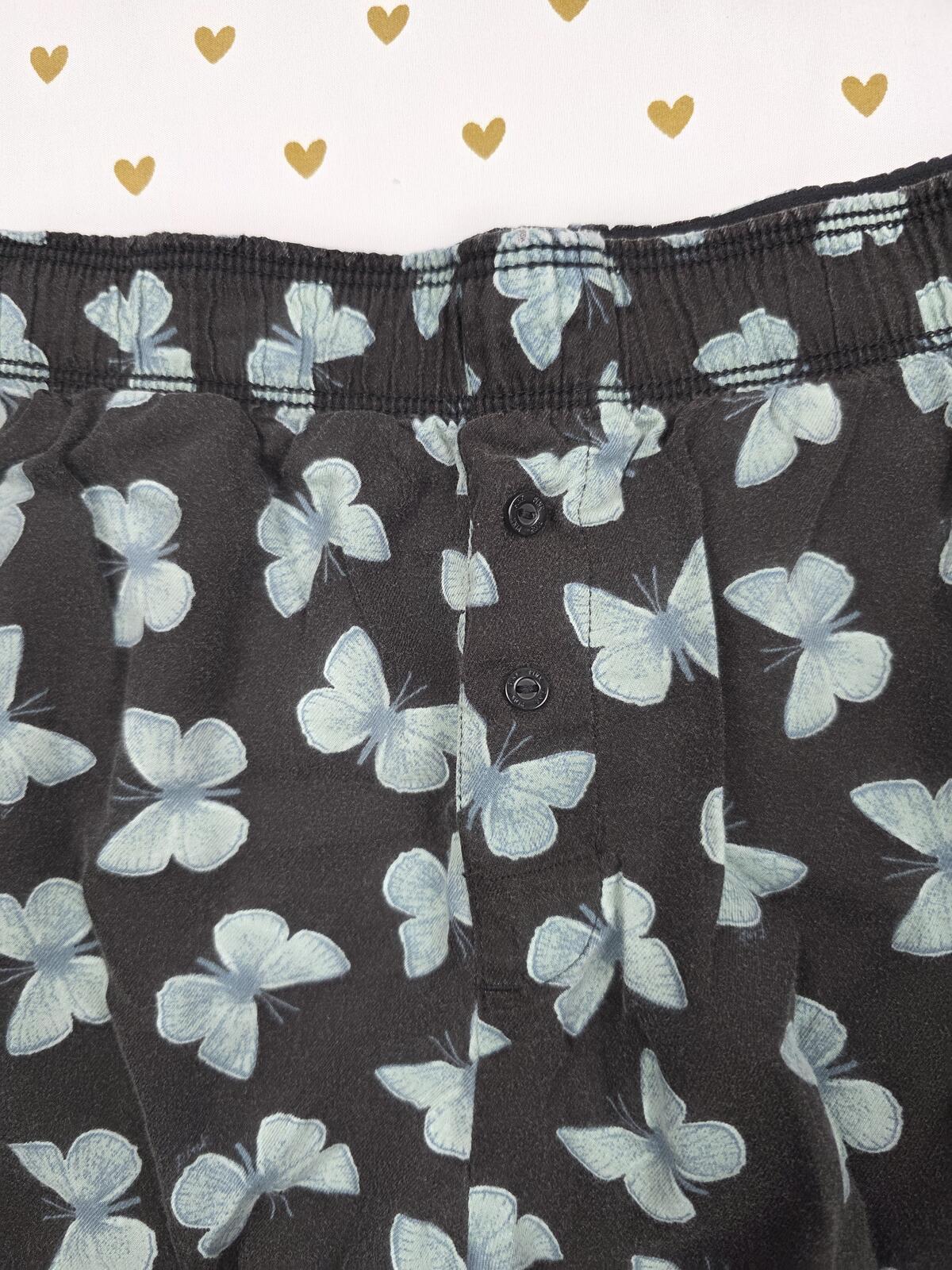 Victorias Secret PINK BUTTERFLIES SMALL Sleep Shorts Boxers Pajama Bottoms