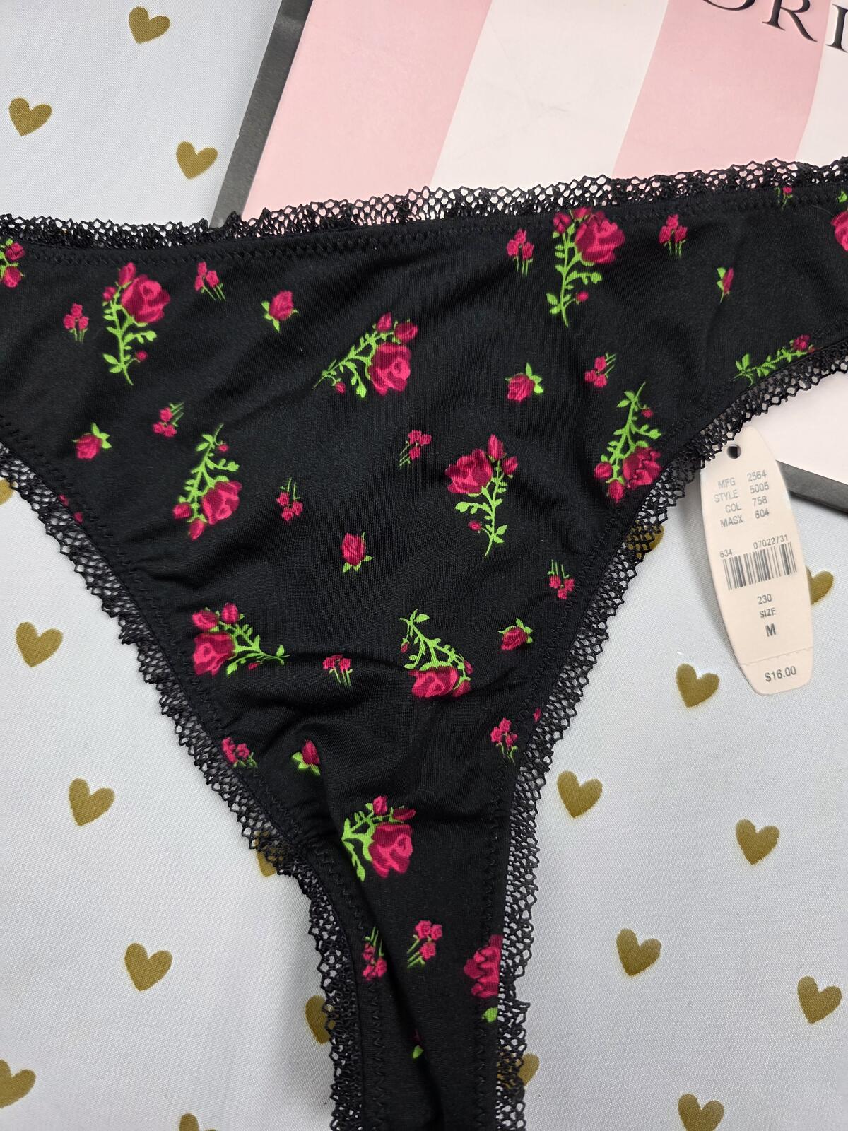 Victorias Secret NEW Sexy Little Things NWT Low Rise Thong Panties MEDIUM