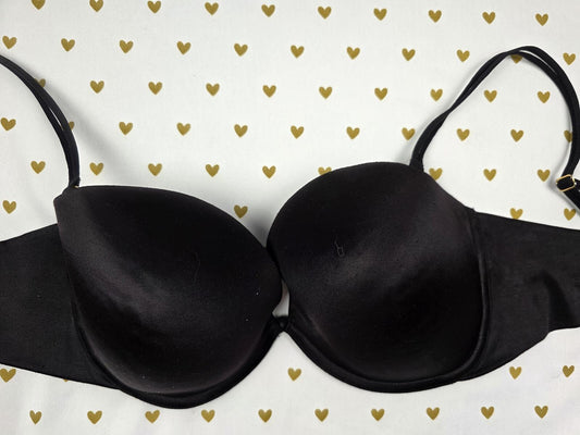 Victorias Secret Bnlack Very Sexy Strapless Multiway Bra 36D