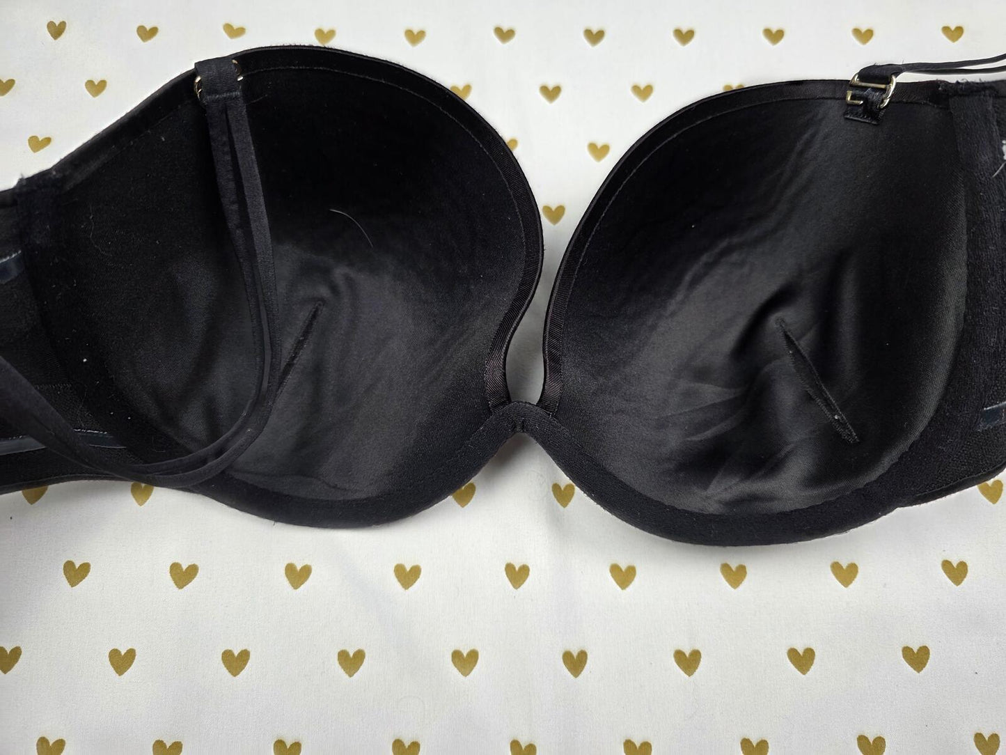 Victorias Secret Bnlack Very Sexy Strapless Multiway Bra 36D