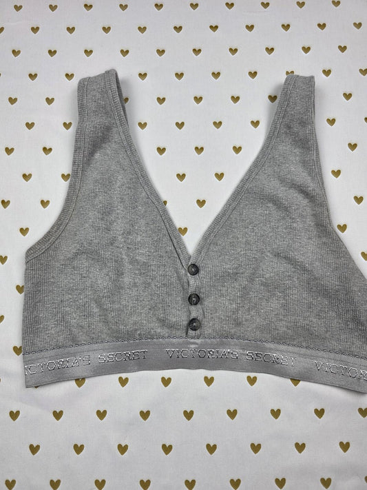 Victorias Secret Vintage Cotton LARGE 90's Super Soft Bralette Bra Top Tank