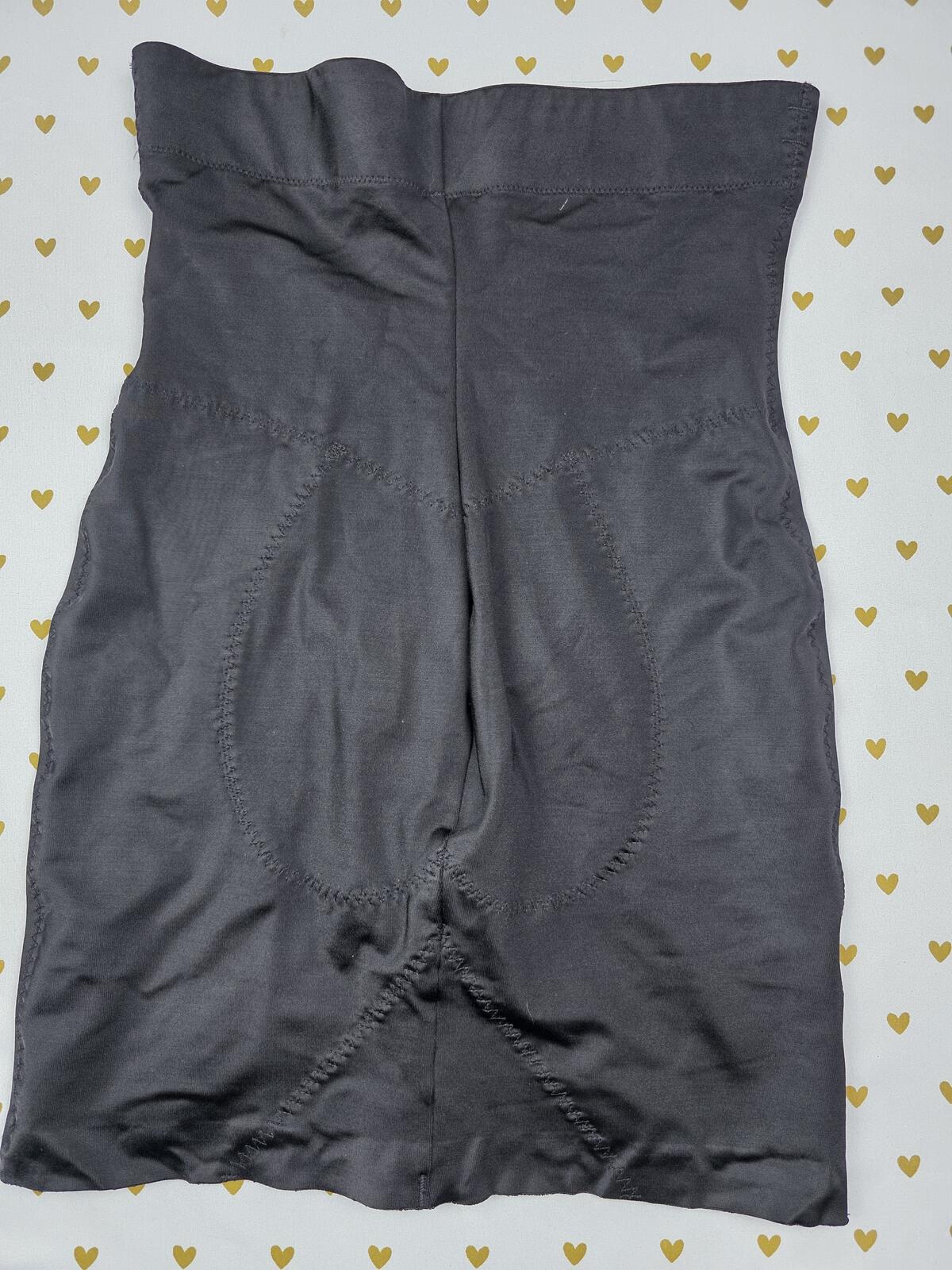 Victorias Secret Black Ooh La La Girdle Shaper Skirt MEDIUM Miniskirt
