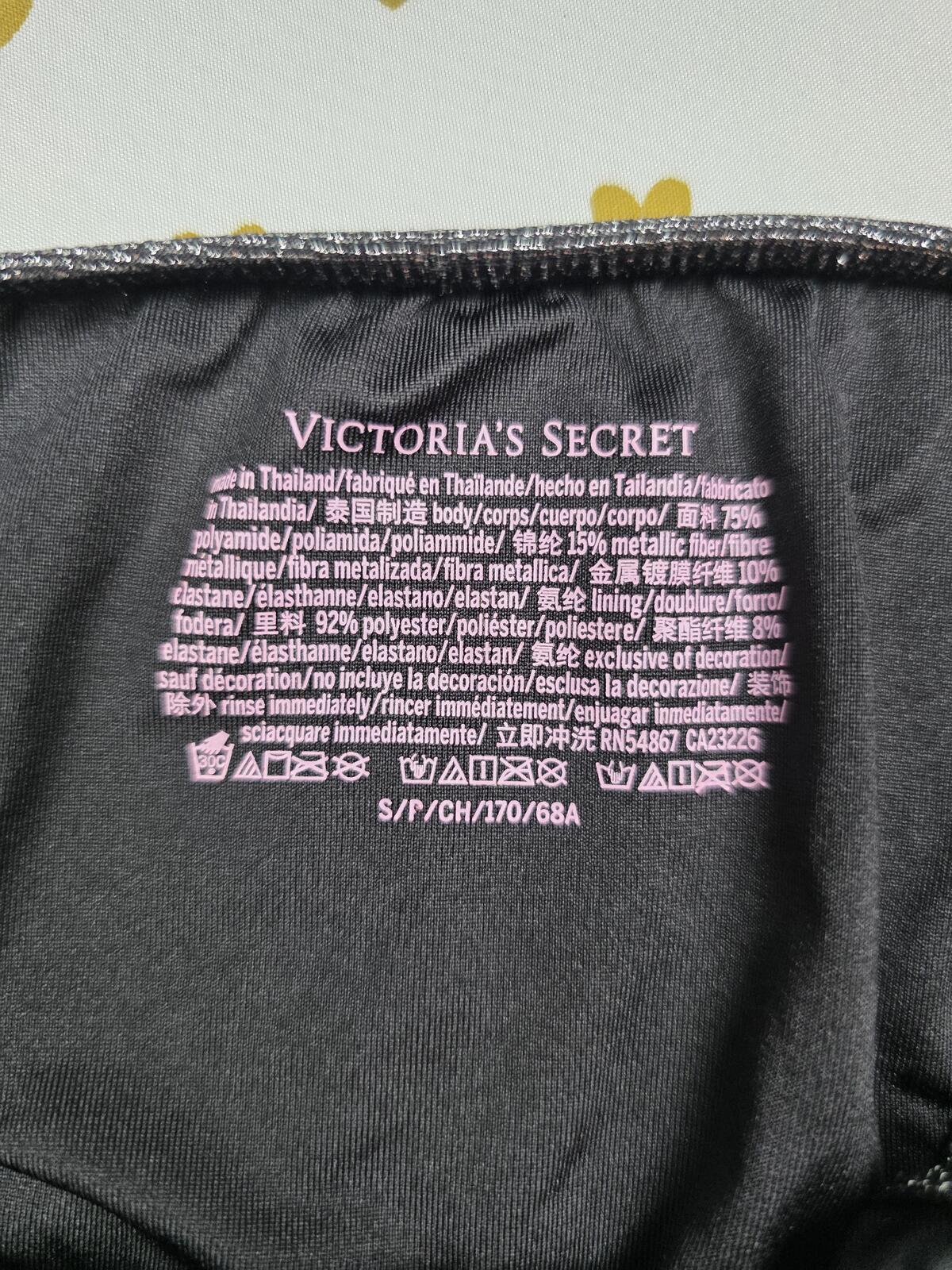 Victorias Secret Glitter Shimmer Bikini Bottom Swim Swimwear SMALL