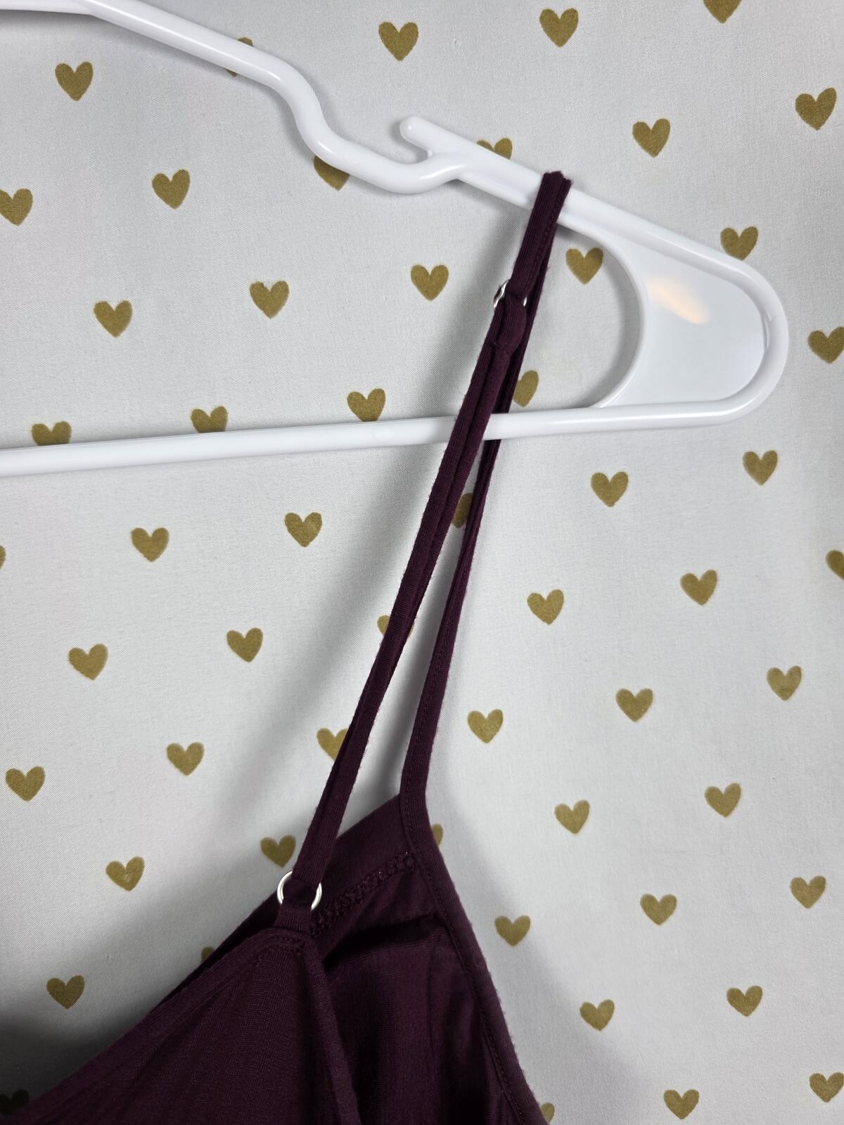 Victorias Secret Super Soft Medium Maroon Nightie Sleep Dress Lingerie