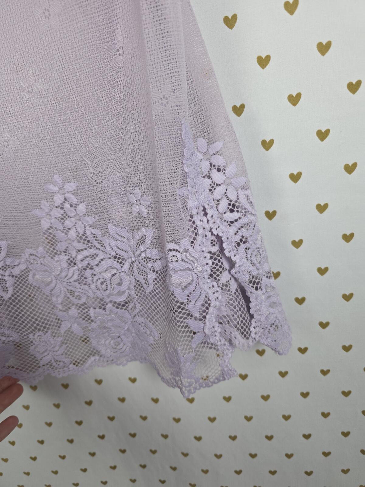 Victorias Secret Sexy Sheer Vintage Large Purple Bling Underwire Nightie