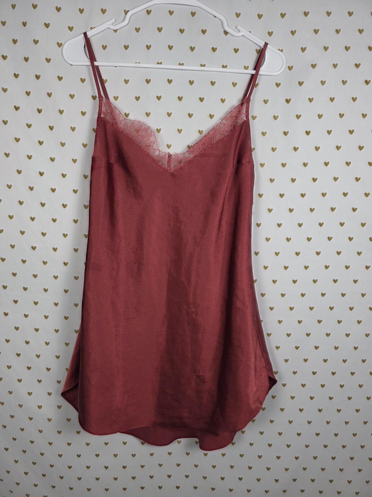 Victorias Secret Sexy Satin Slip Dress Nightie Lingerie Sleep SMALL