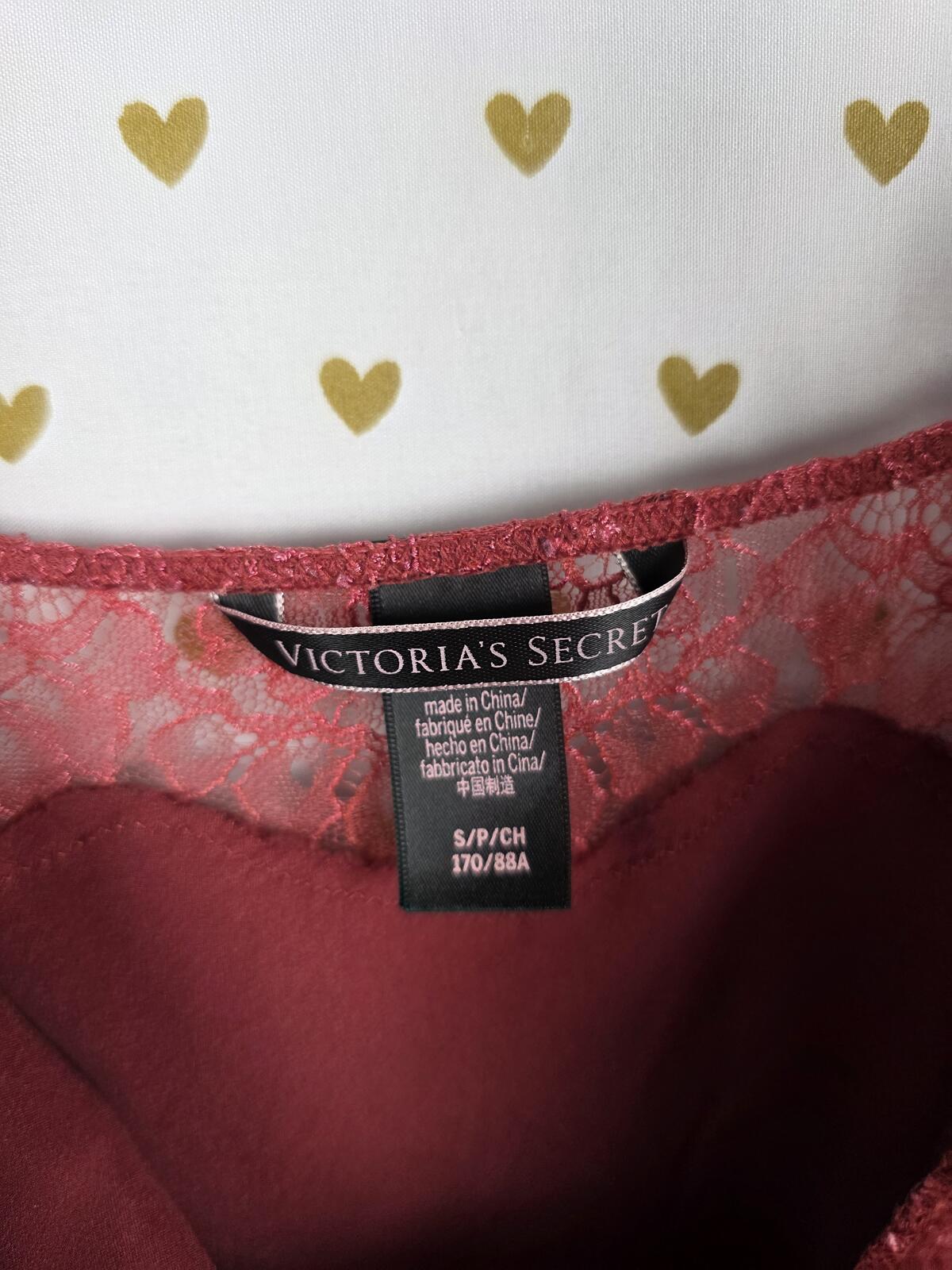 Victorias Secret Sexy Satin Slip Dress Nightie Lingerie Sleep SMALL