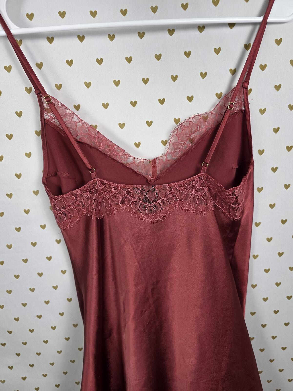 Victorias Secret Sexy Satin Slip Dress Nightie Lingerie Sleep SMALL