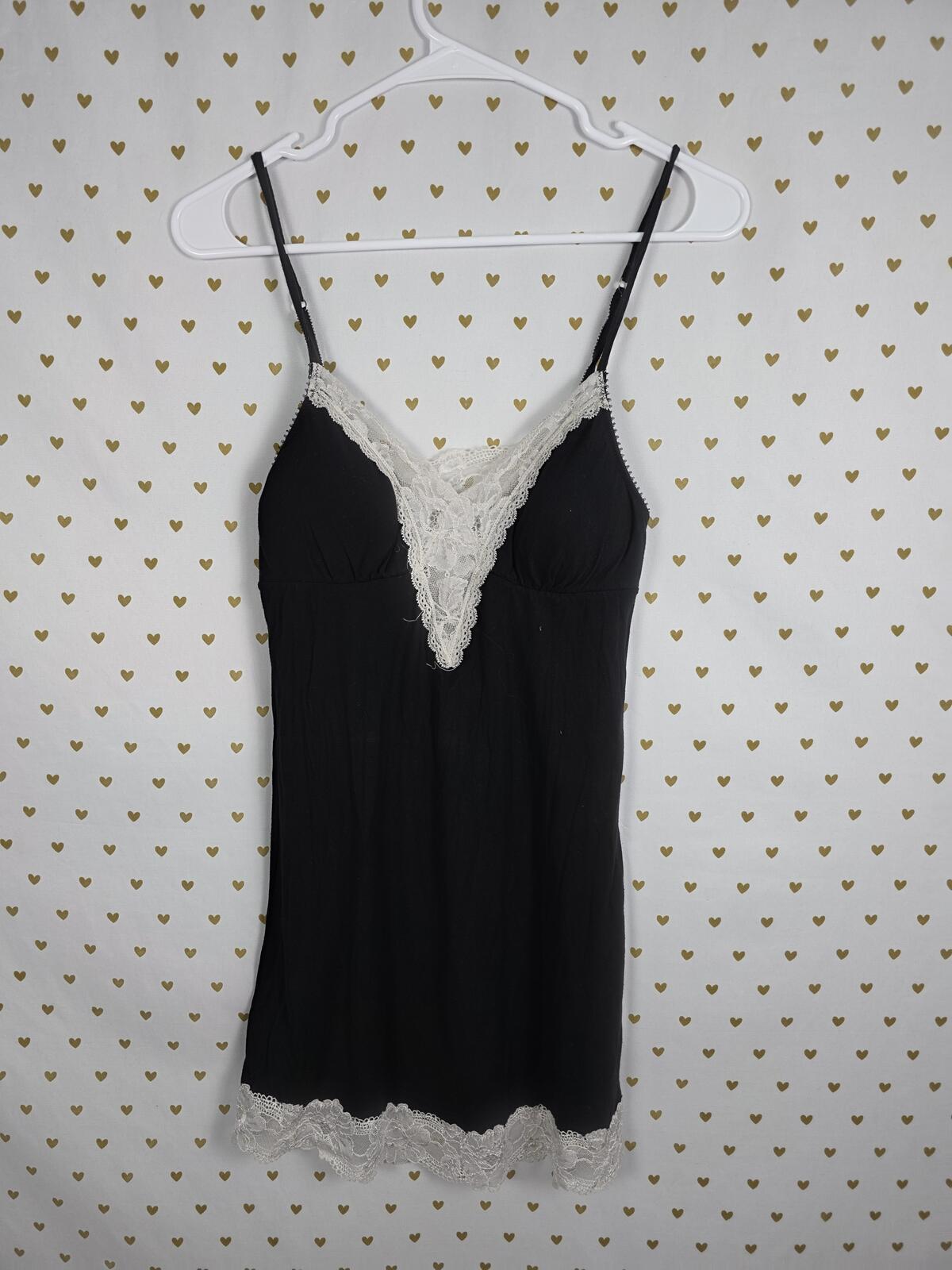 Victorias Secret Super Soft Small Black Nightie Sleep Dress Pajama
