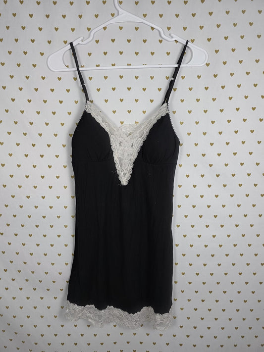 Victorias Secret Super Soft Small Black Nightie Sleep Dress Pajama