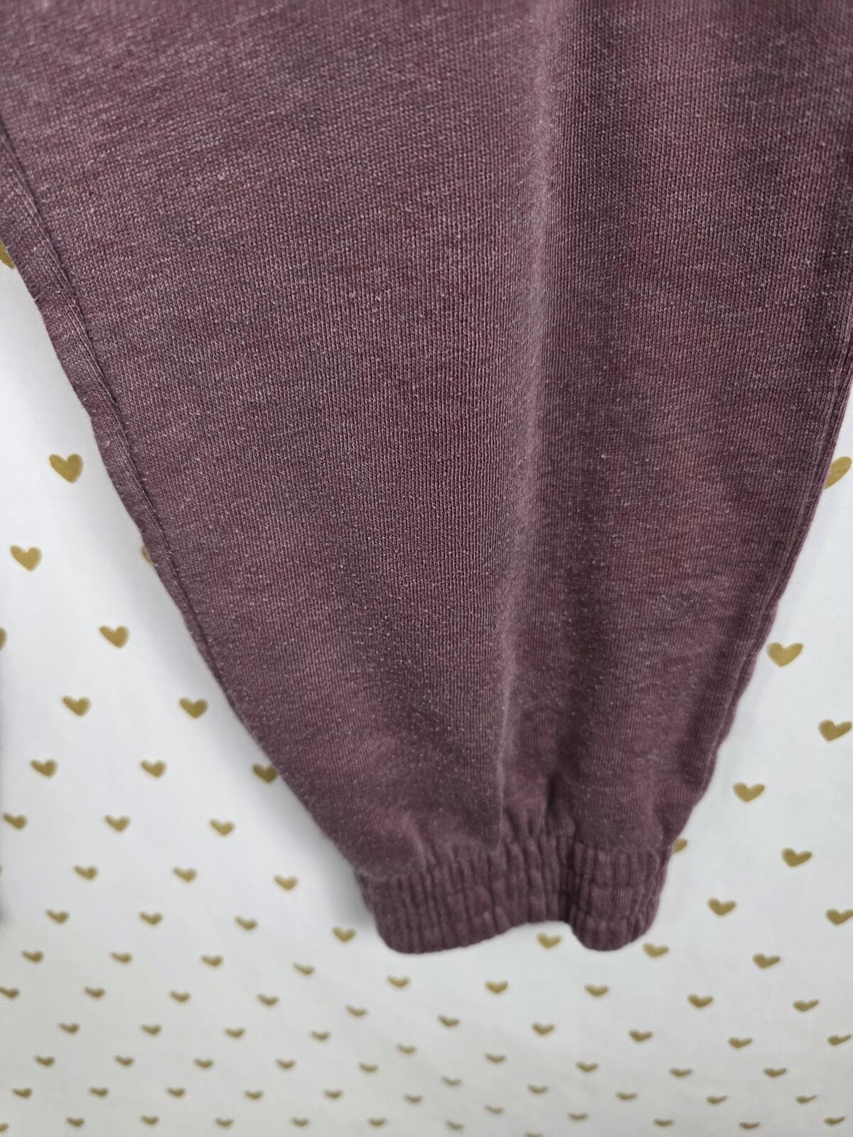 Victorias Secret PINK Brown Vintage Style Tapered Joggers Sweatpants Sweats MED