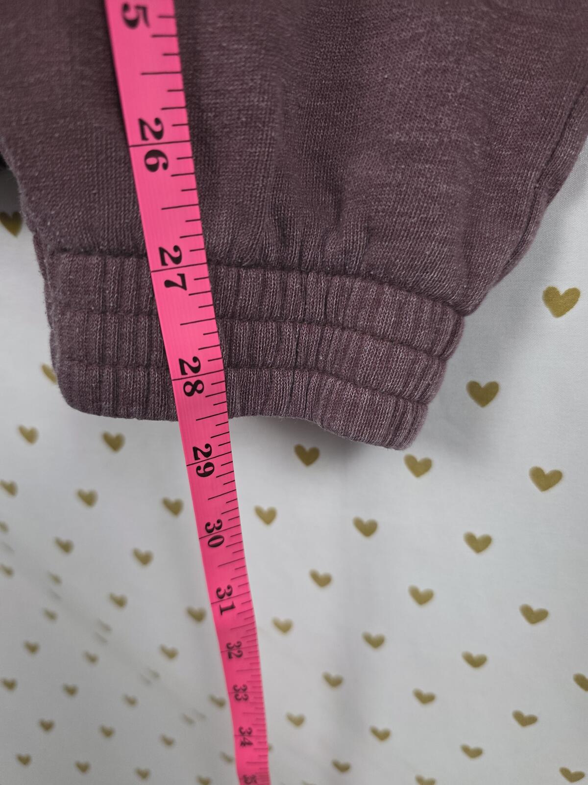 Victorias Secret PINK Brown Vintage Style Tapered Joggers Sweatpants Sweats MED