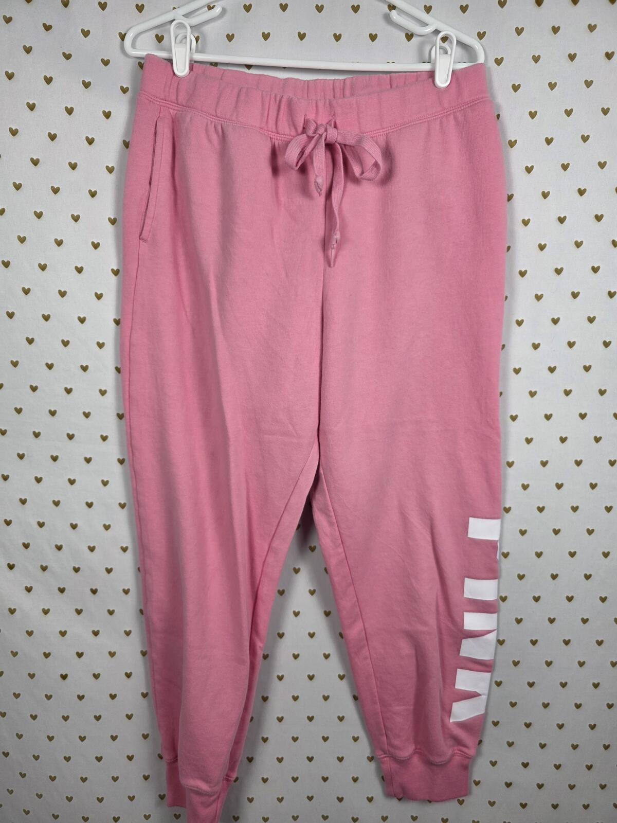 Victorias Secret PINK Large Pocket Joggers Sweatpants Sweats Tapered
