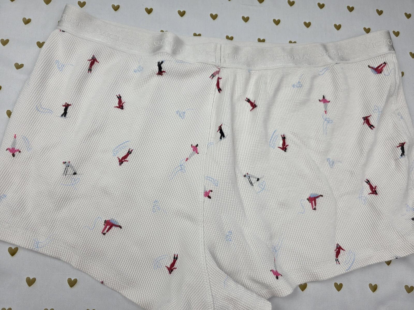 Victorias Secret XL Waffle Thermal Lot of  Sleep Shorts Boxers Pajama Bottoms