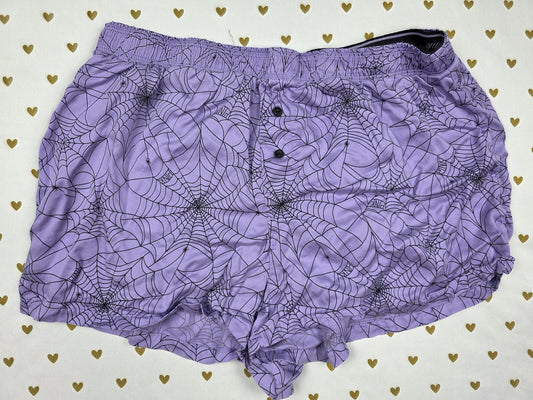 Victorias Secret PINK HALLOWEEN Medium Silky Sleep Shorts Boxers Pajama Bottoms