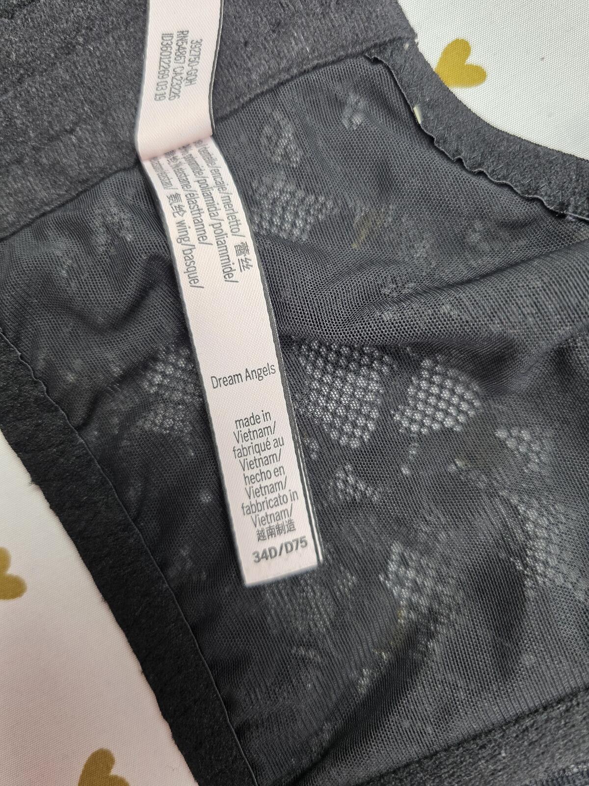 Victorias Secret Dream angels Monowire Lace 34D Bra