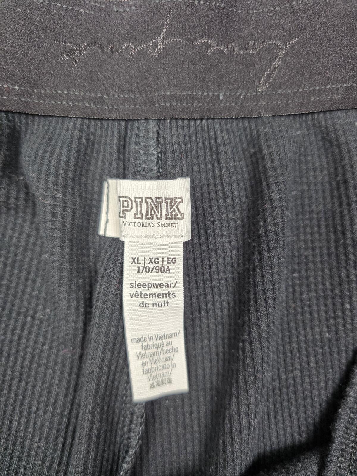Victorias Secret PINK XL Waffle Thermal Sleep Shorts Boxers Pajama Bottoms