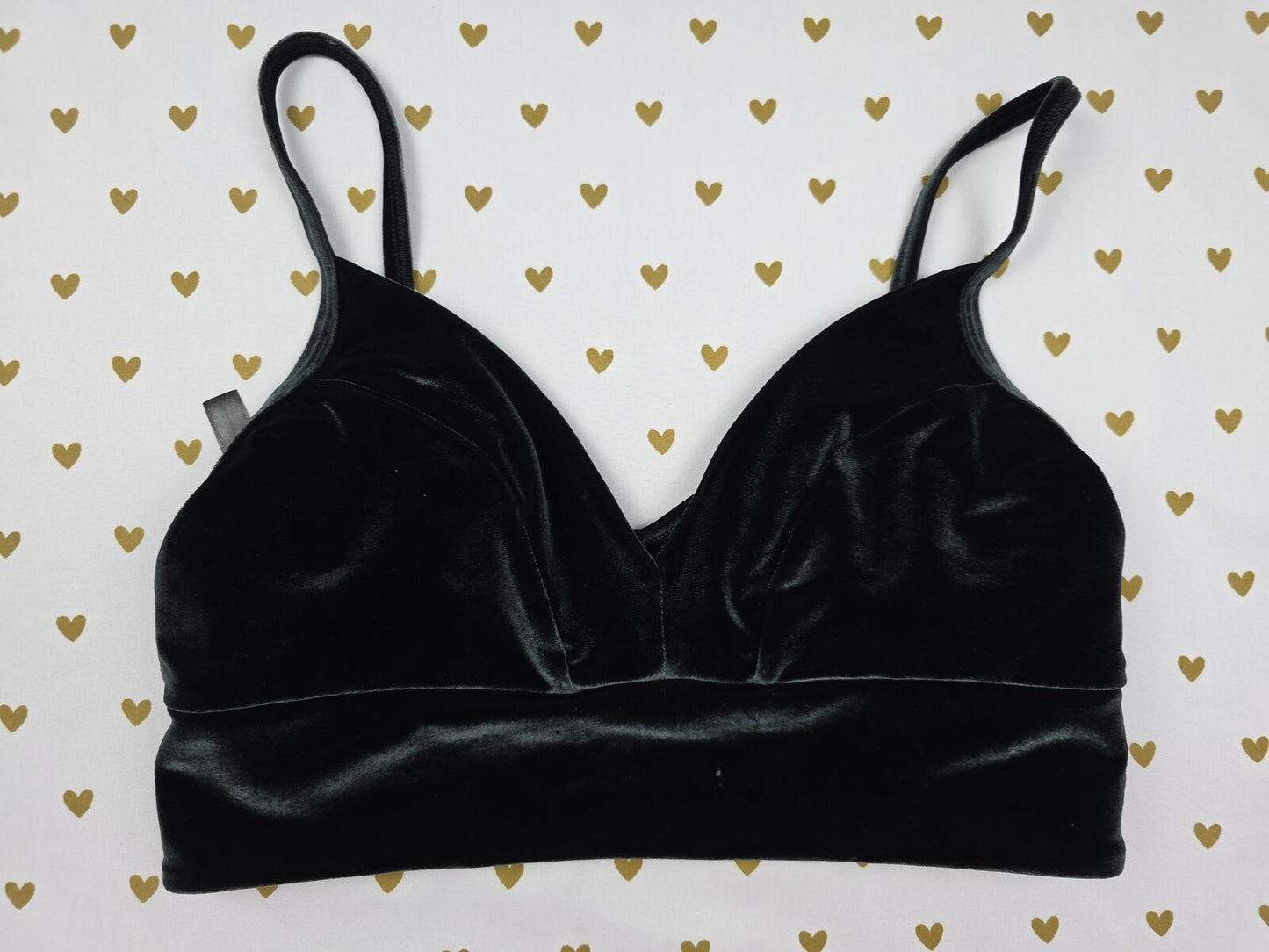 Victorias Secret Sport Velvet Small Bralette Bra Top Tank