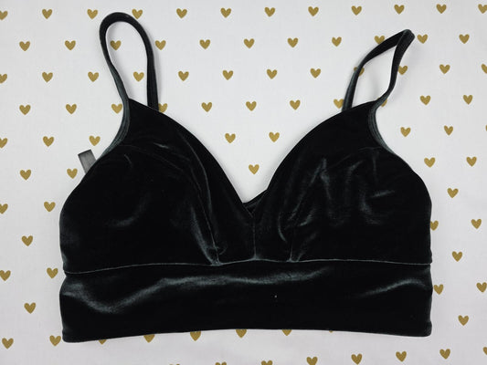 Victorias Secret Sport Velvet Small Bralette Bra Top Tank