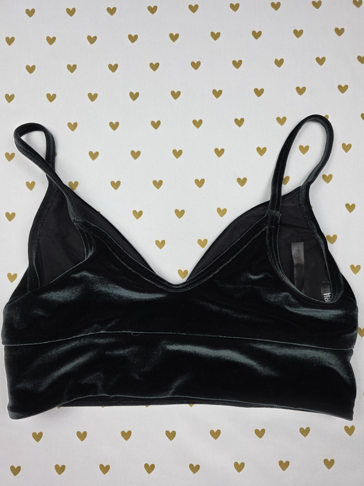 Victorias Secret Sport Velvet Small Bralette Bra Top Tank