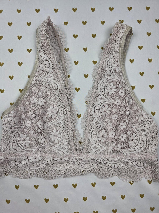 Victorias Secret Lacey Comfy stretch Large Bralette Bra Top Tank