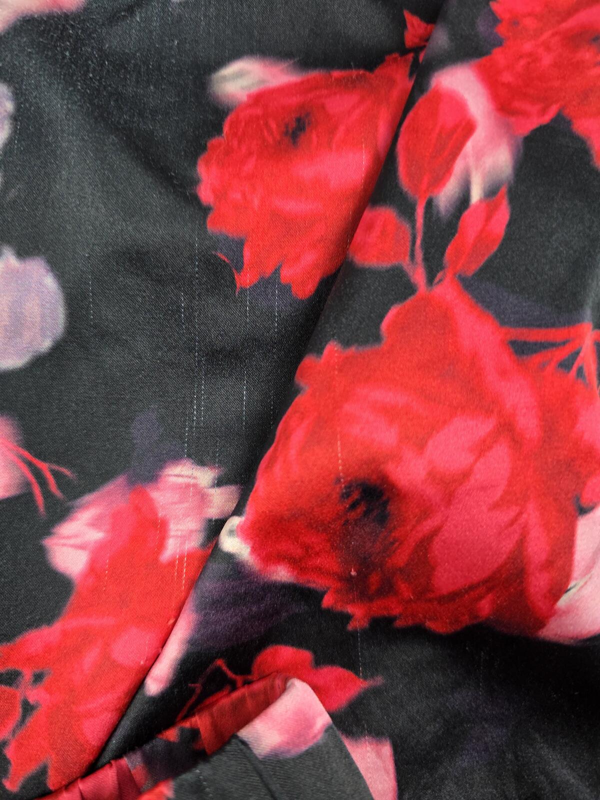 Victorias Secret Floral Rose Satin Sleep Pants Silky Pajama SMALL