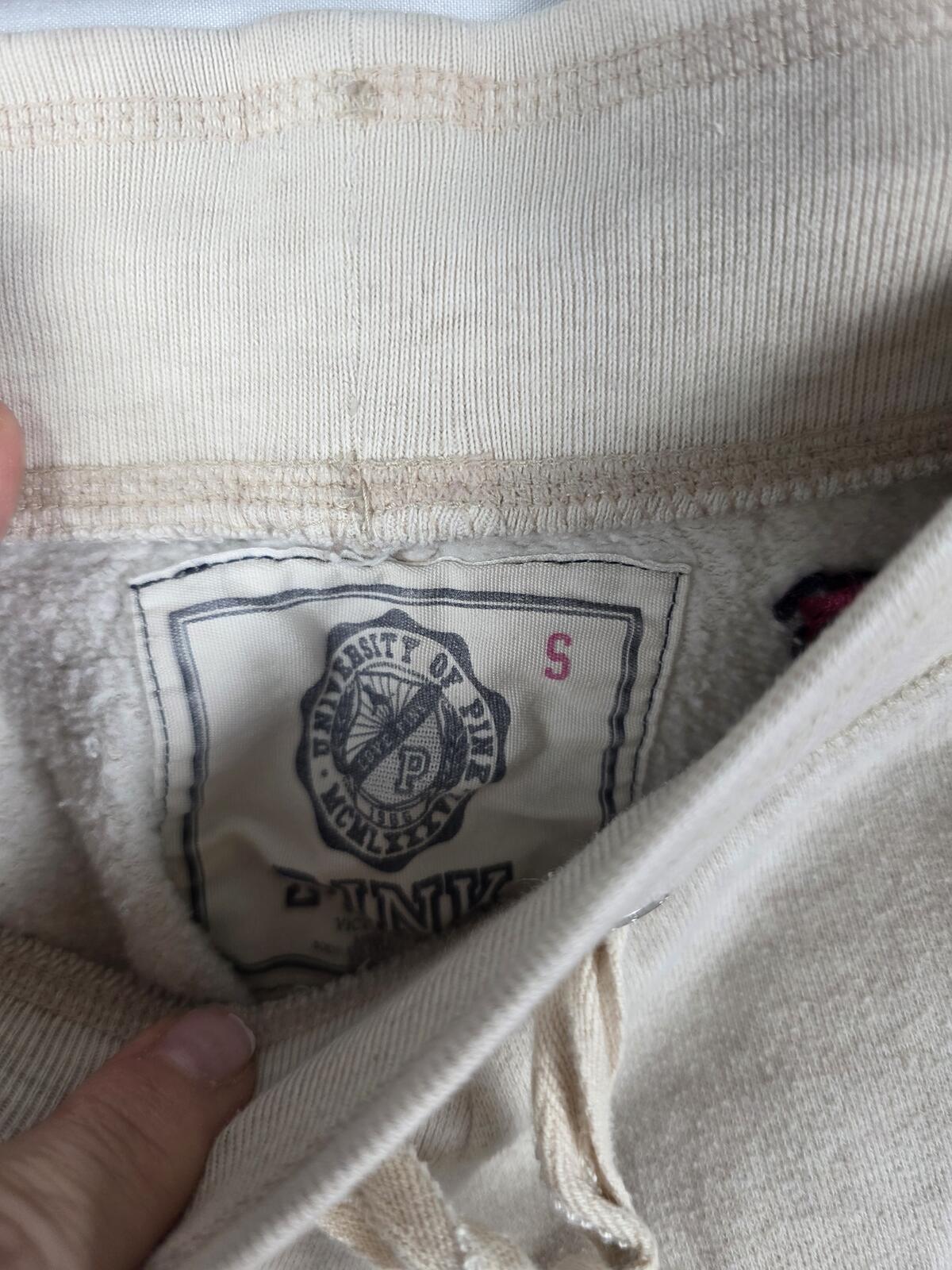 Victorias Secret PINK VINTAGE Y2k Bling Sweats LOVE Studded SMALL University