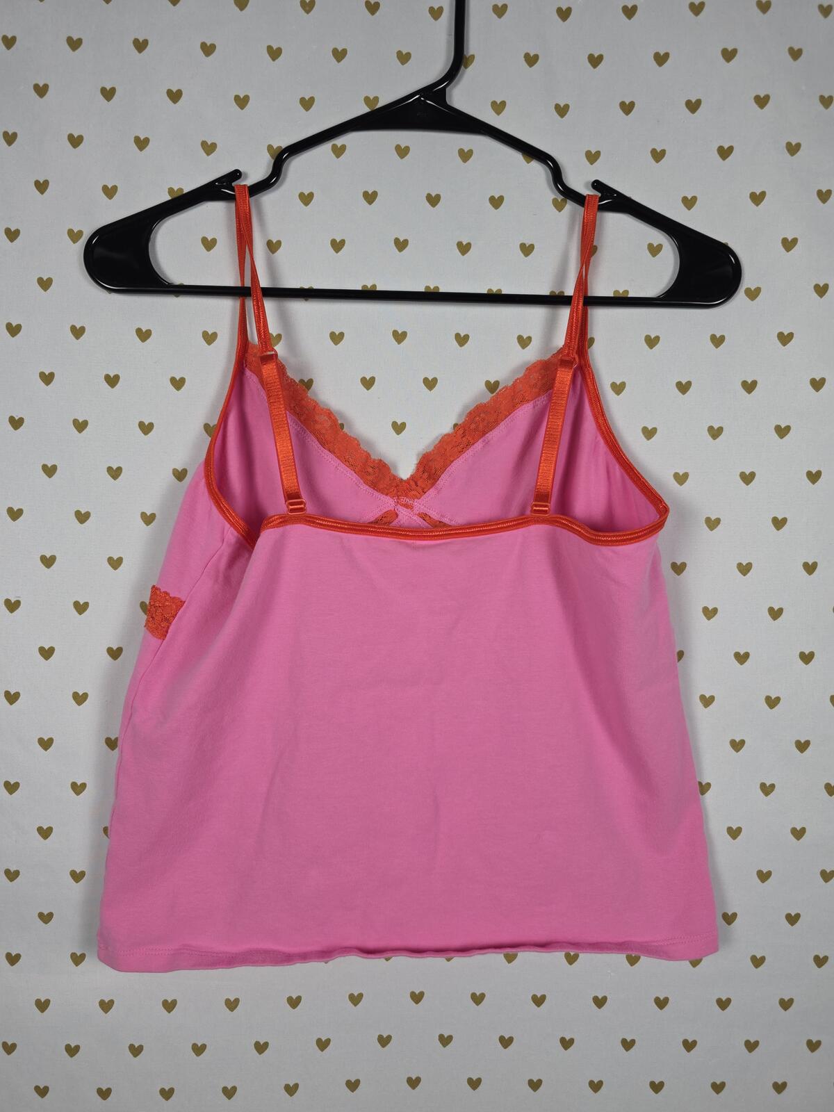 Victorias Secret PINK VINTAGE y2k Tank Top Cotton LARGE Babydoll