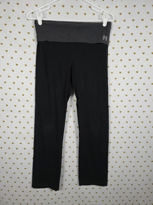 Victorias Secret Angel WINGS Yoga Foldover Vintage Pants Leggings SMALL