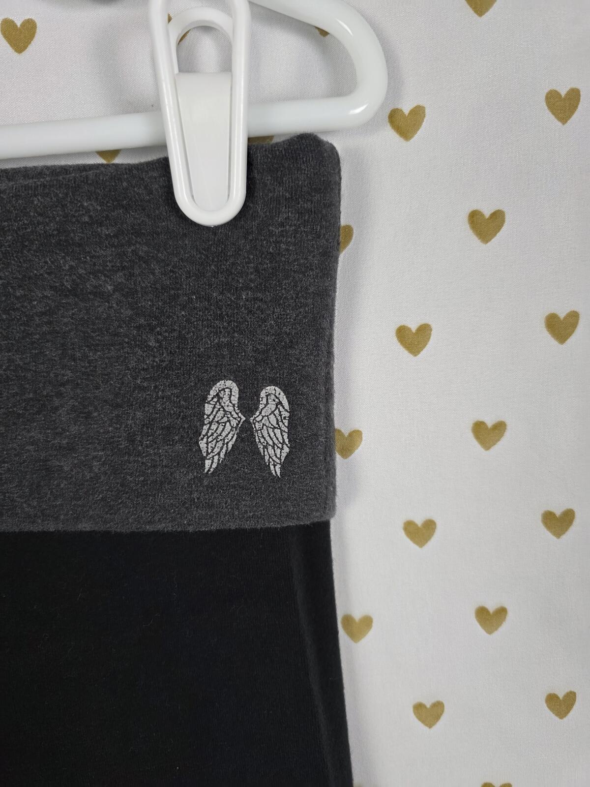Victorias Secret Angel WINGS Yoga Foldover Vintage Pants Leggings SMALL