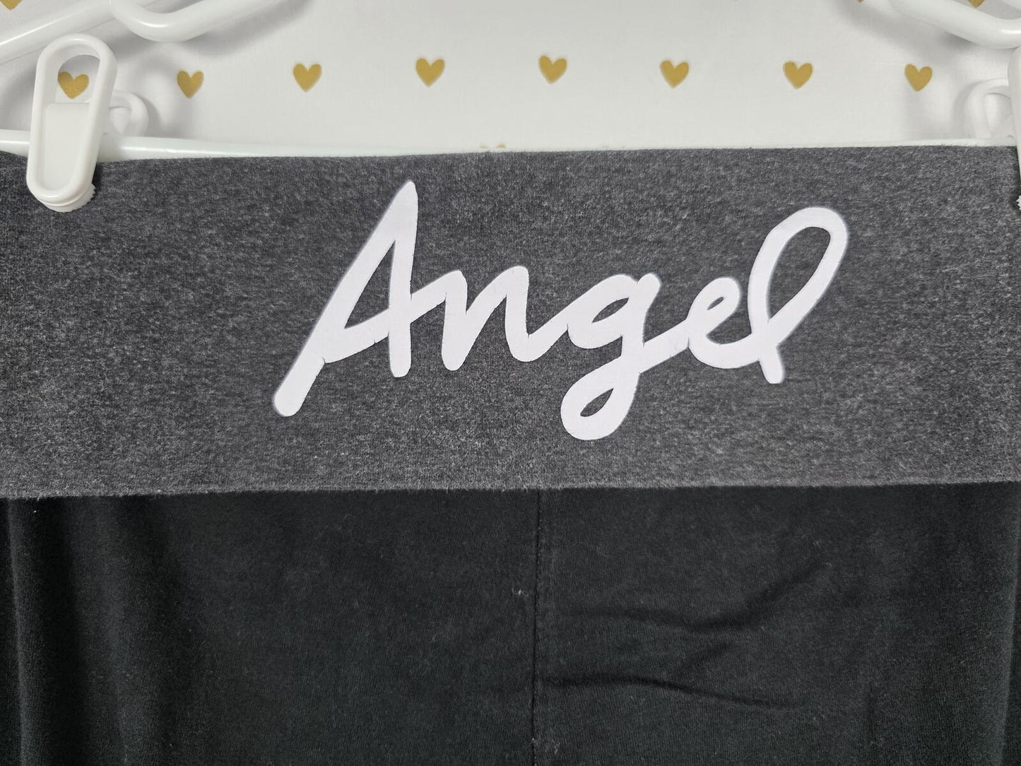 Victorias Secret Angel WINGS Yoga Foldover Vintage Pants Leggings SMALL