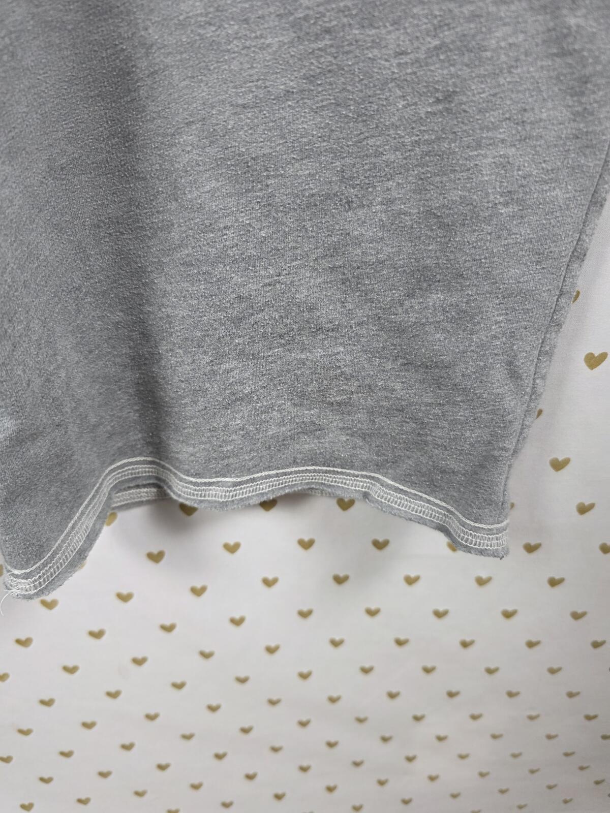 Victorias Secret PINK BLING Flared Diaper Butt Sweatpants Grey Studded LARGE VTG