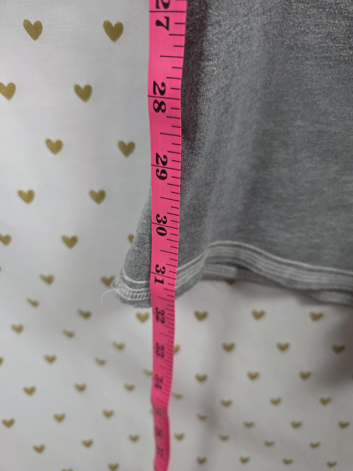 Victorias Secret PINK BLING Flared Diaper Butt Sweatpants Grey Studded LARGE VTG