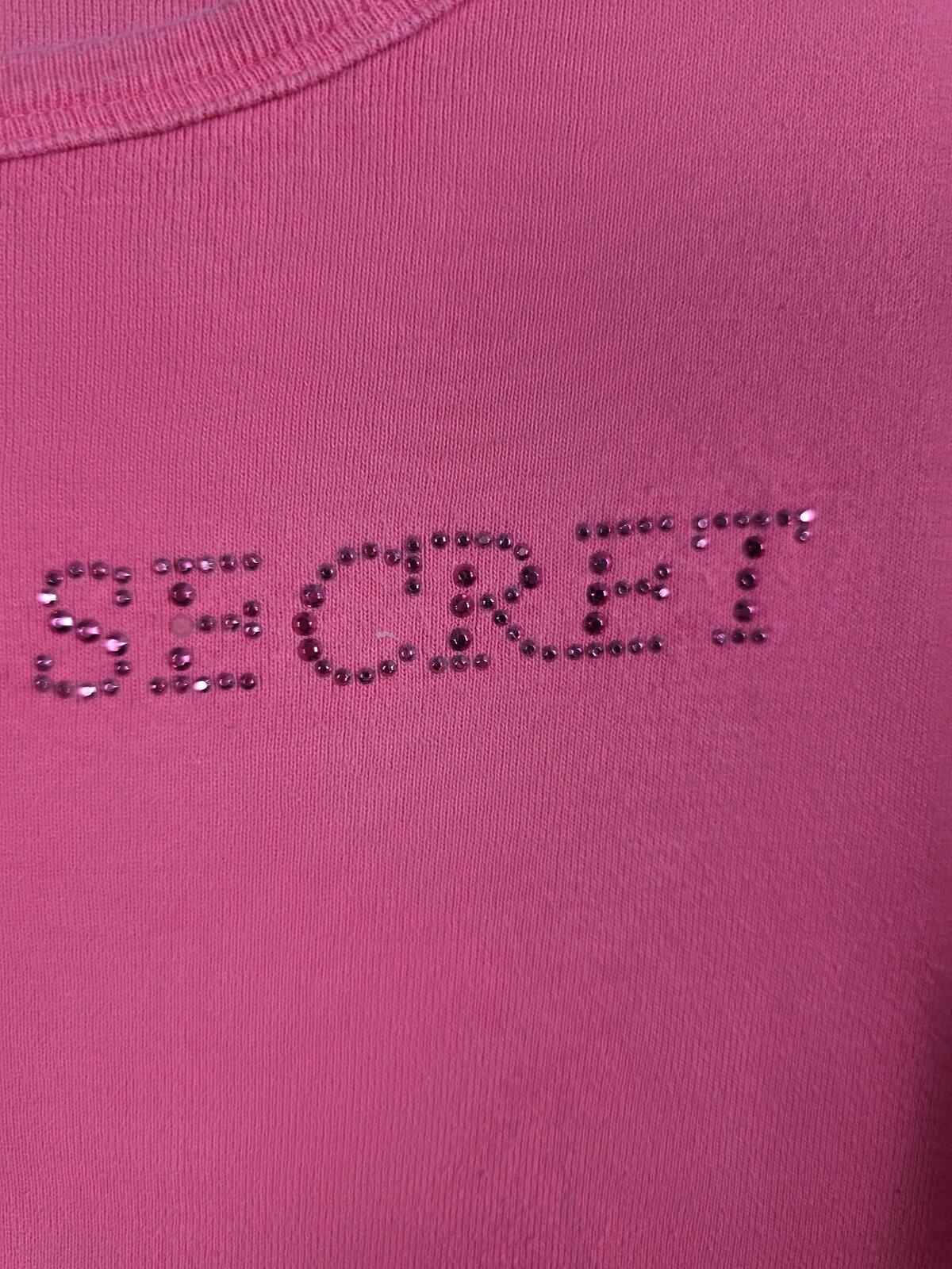 Victorias Secret Vintage BLING Logo Tee shirt LARGE