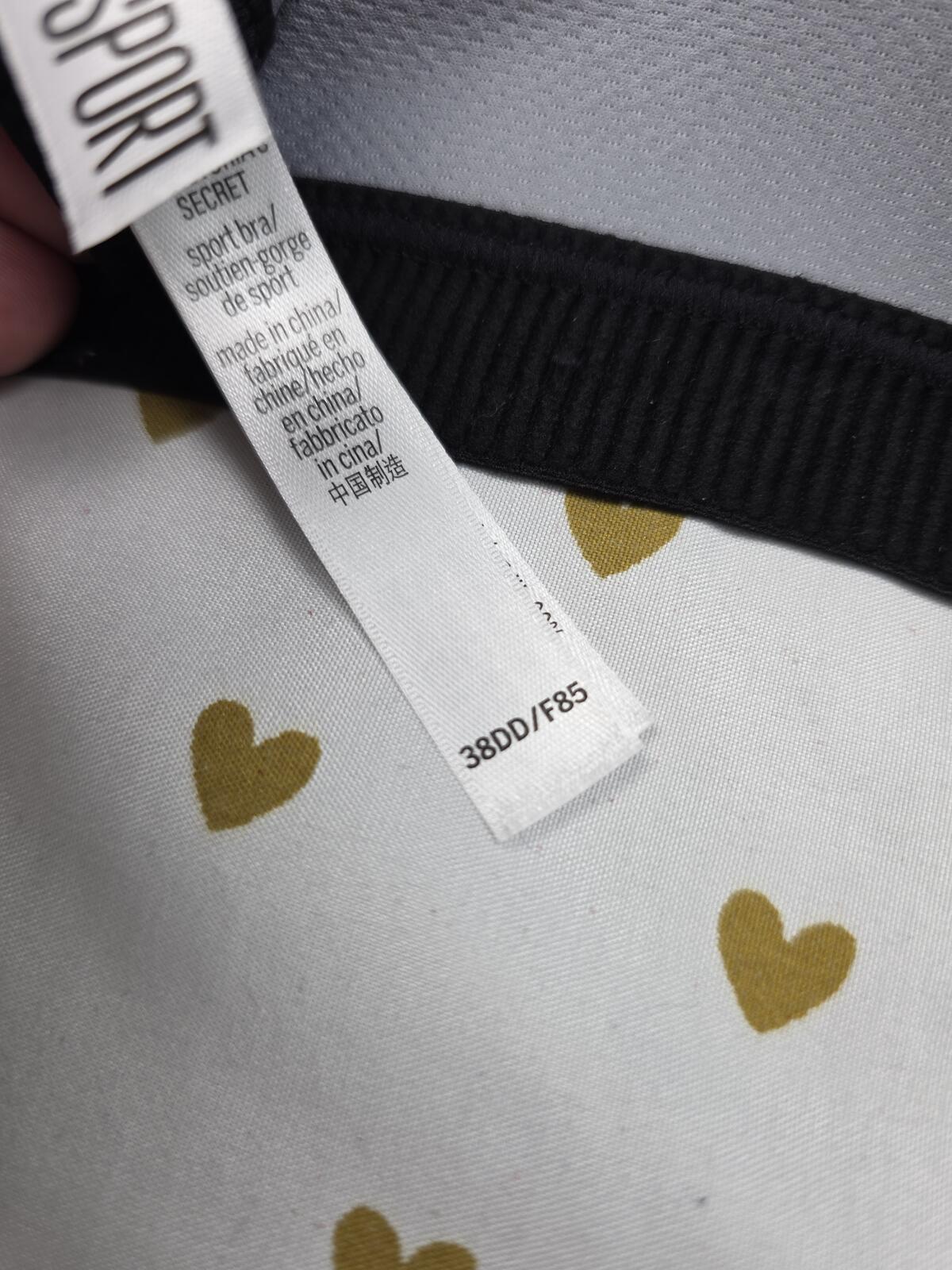 Victorias Secret Colorblock sports bra Supportive exercise INCREDIBLE 38DD