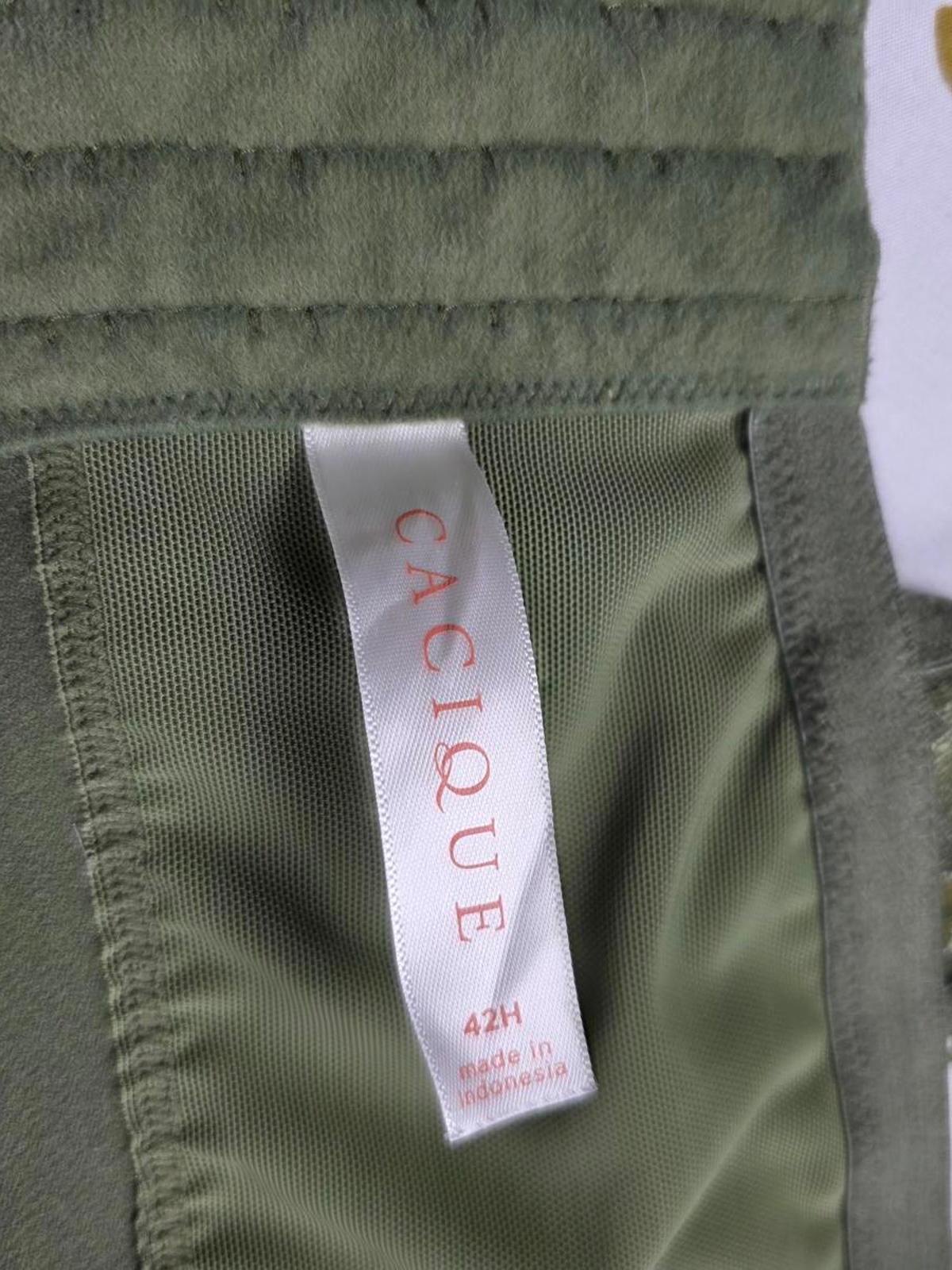 Cacique Green 42H Smooth Balconette Demi Smoothing Bra