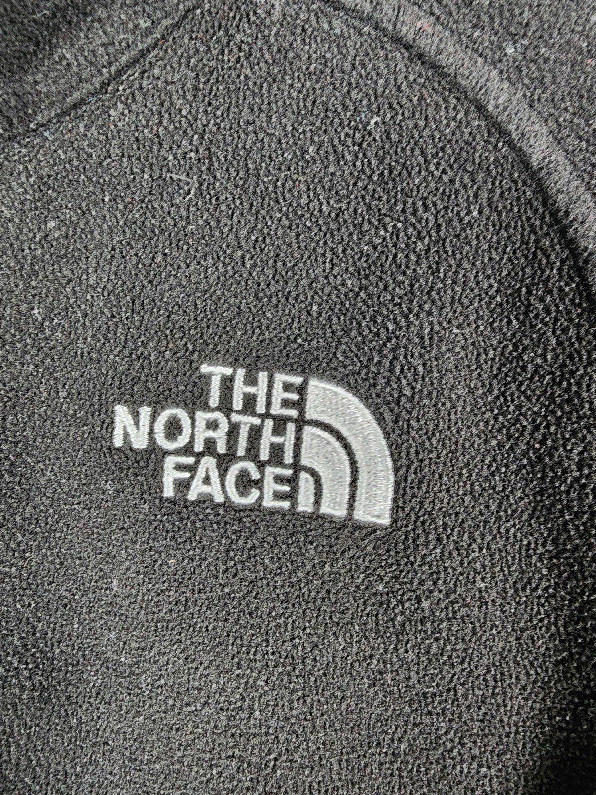 The North Face womens small black fleece full zip jacket