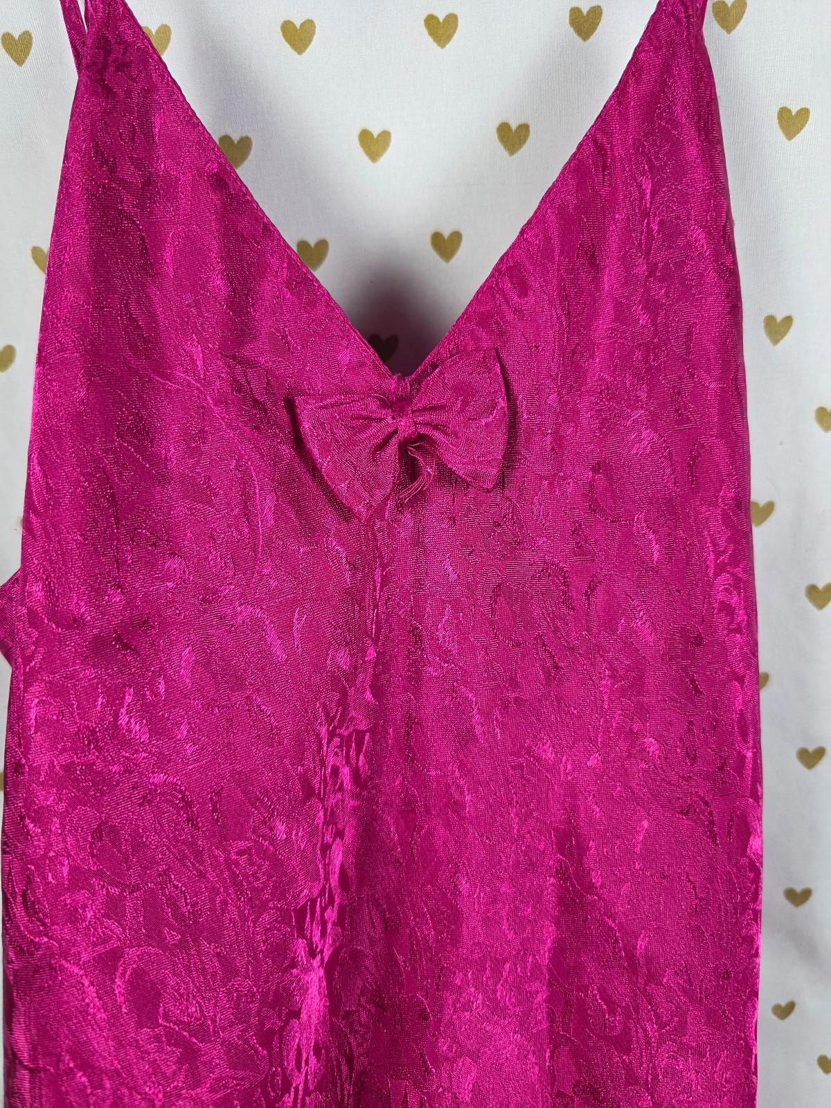 Victorias secret VINTAGE GOLD LABEL small sheer accent lingerie Slip Dress