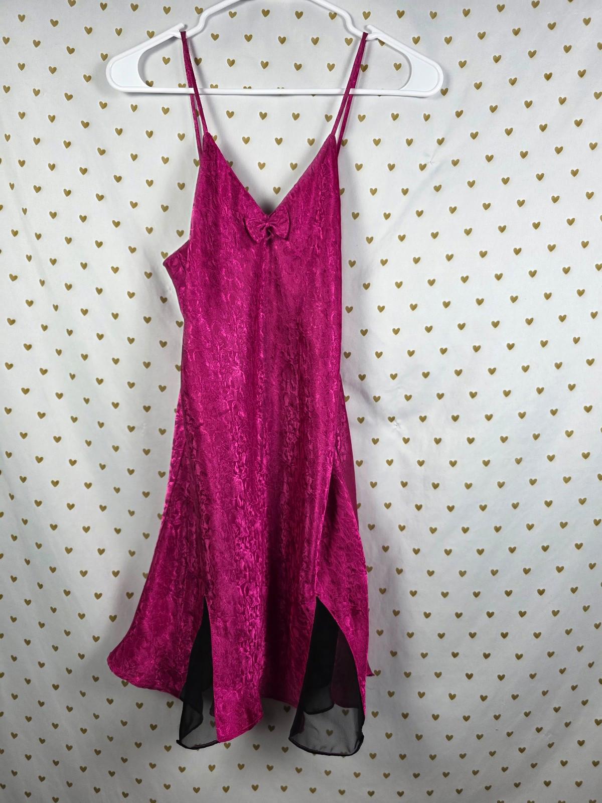 Victorias secret VINTAGE GOLD LABEL small sheer accent lingerie Slip Dress