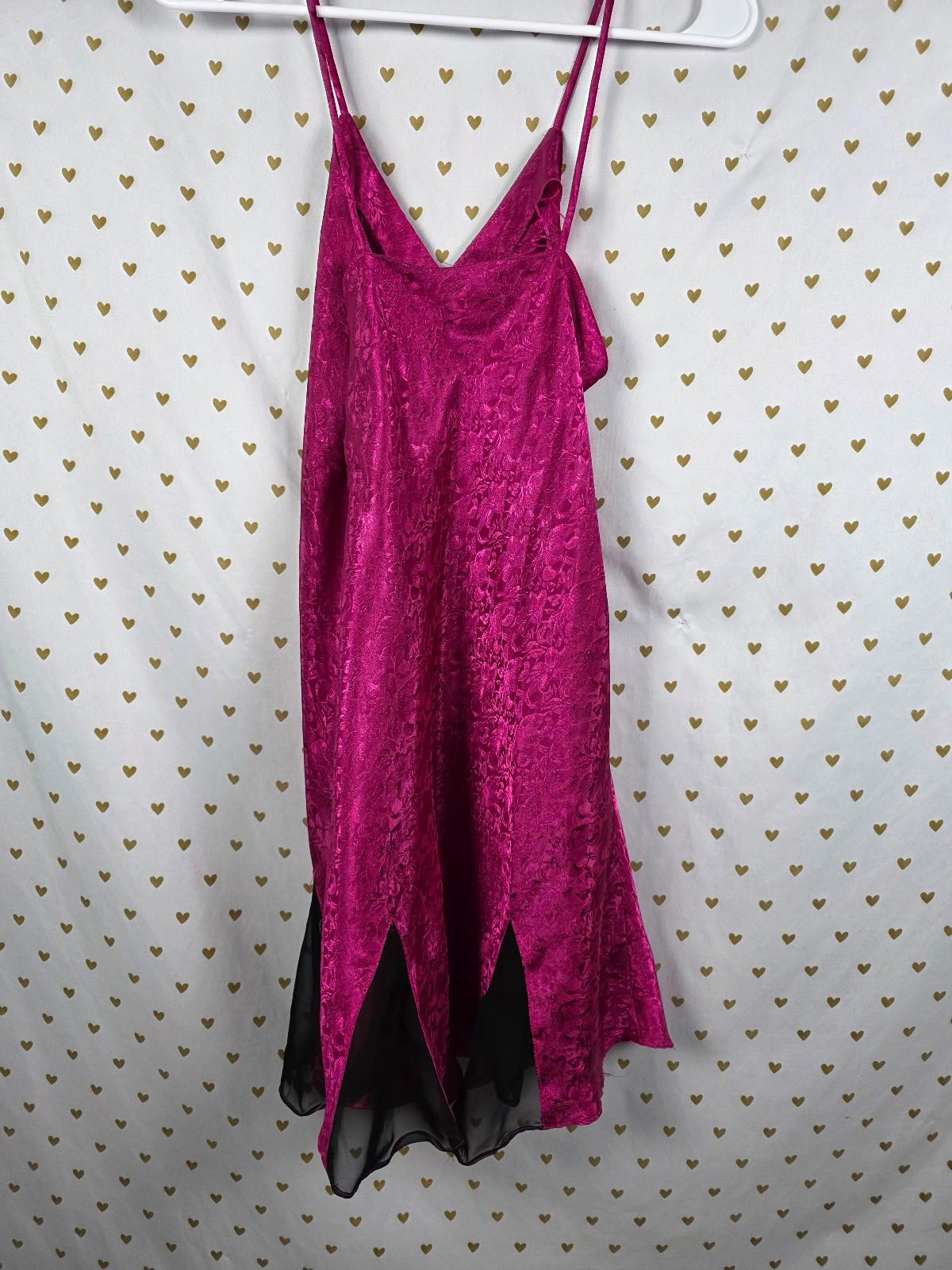 Victorias secret VINTAGE GOLD LABEL small sheer accent lingerie Slip Dress