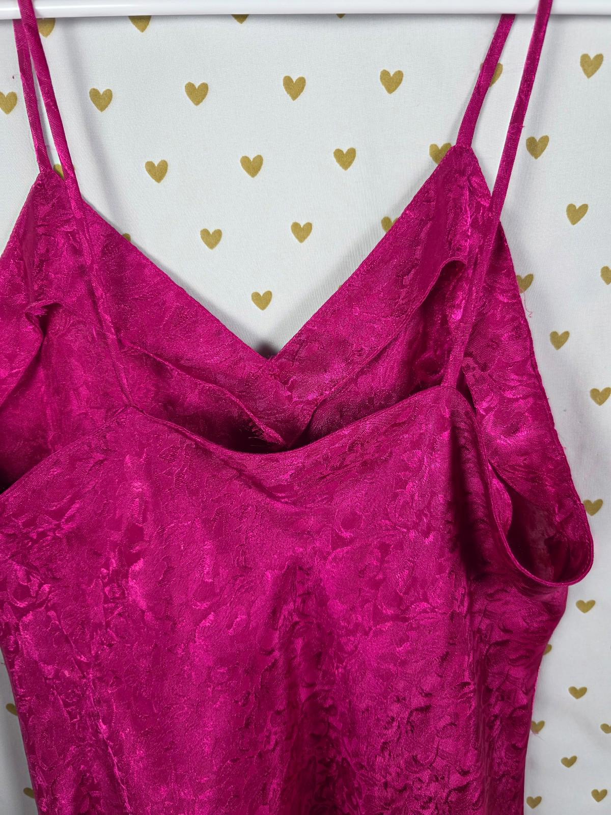 Victorias secret VINTAGE GOLD LABEL small sheer accent lingerie Slip Dress