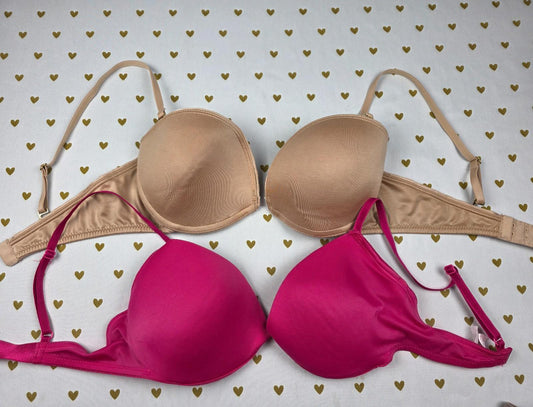 Victorias Secret lot of 2 Vintage y2k bras 34C adjustable multiway & padded